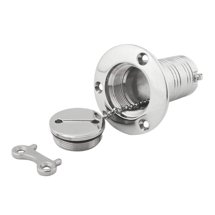 Stainless Steel Yacht Universal Fuel Filler, 1-1/2 inch, 2 inch