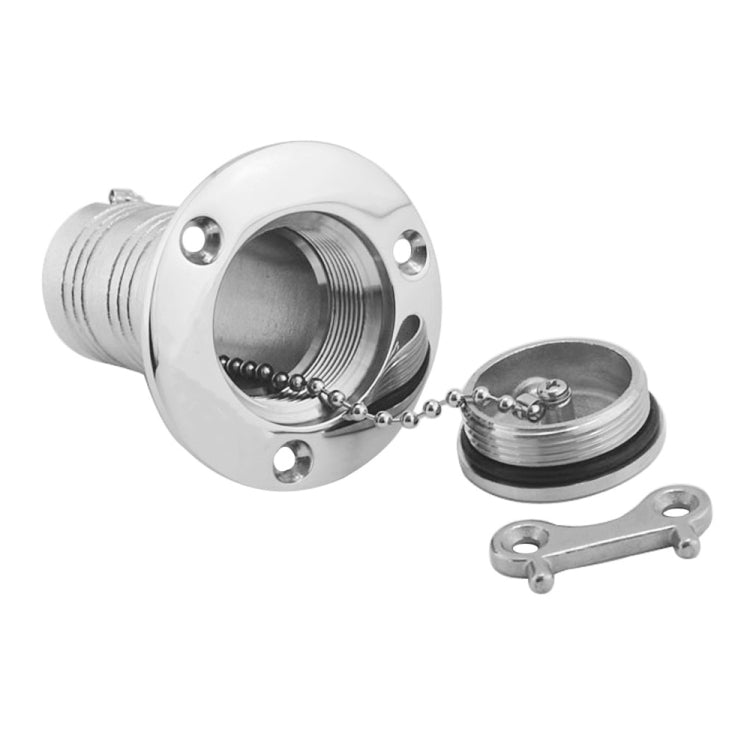 Stainless Steel Yacht Universal Fuel Filler, 1-1/2 inch, 2 inch