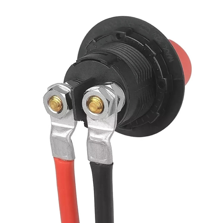 Car 50cm Red + Black Pure Copper Battery Inverter Cable, 10AWG 6-5, 8AWG 10-6, 6AWG 25-8, 6AWG 25-10