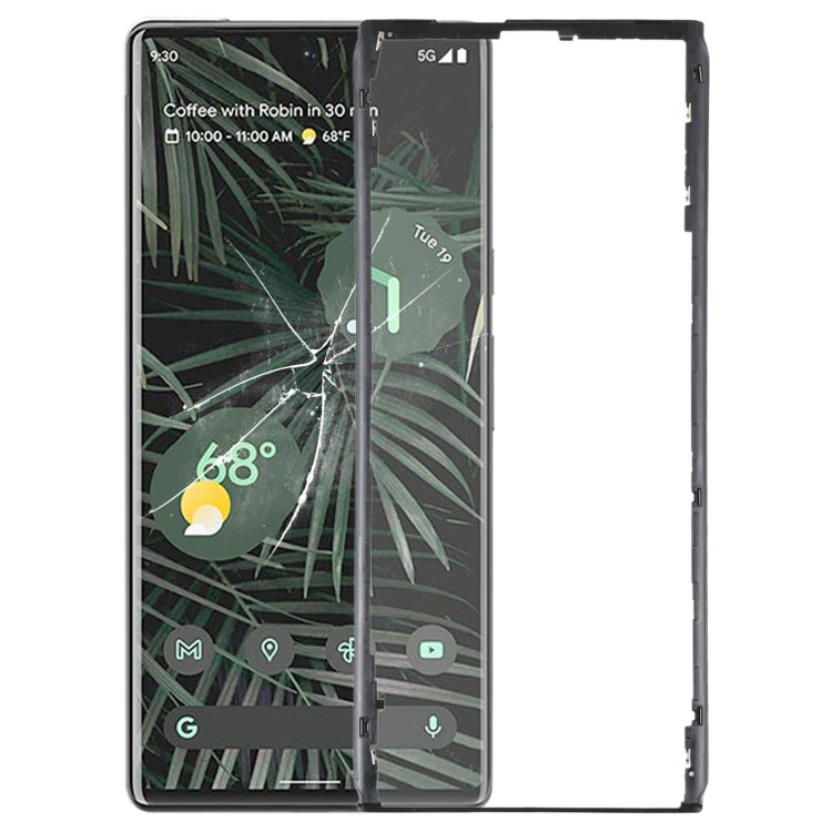 Front LCD Screen Bezel Frame, For Google Pixel 6 Pro, For Google Pixel 6, For Google Pixel 6A, For Google Pixel 5A, For Google Pixel 4, For Google Pixel 4XL, For Google Pixel 3