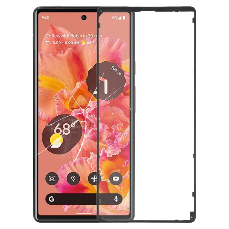 Front LCD Screen Bezel Frame, For Google Pixel 6 Pro, For Google Pixel 6, For Google Pixel 6A, For Google Pixel 5A, For Google Pixel 4, For Google Pixel 4XL, For Google Pixel 3