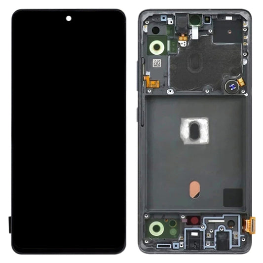 Original LCD-Bildschirm und Digitizer-Komplettset mit Rahmen, für Samsung Galaxy A51 5G, für Samsung Galaxy Galaxy F22
