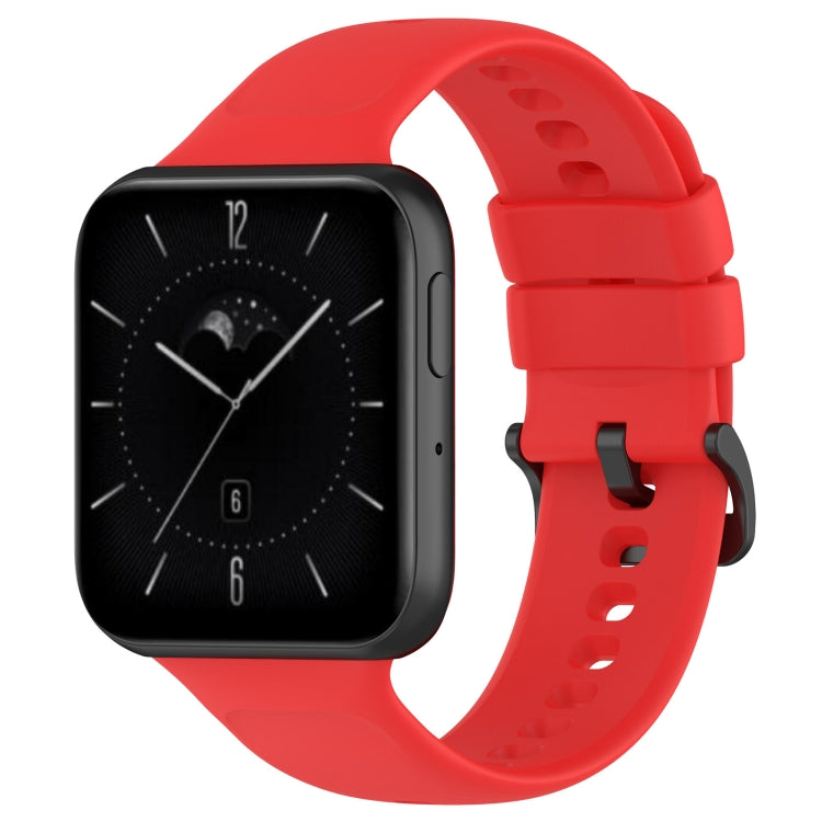 Solid Color Soft Silicone Watch Band, For OPPO Watch 3, For OPPO Watch 3 Pro