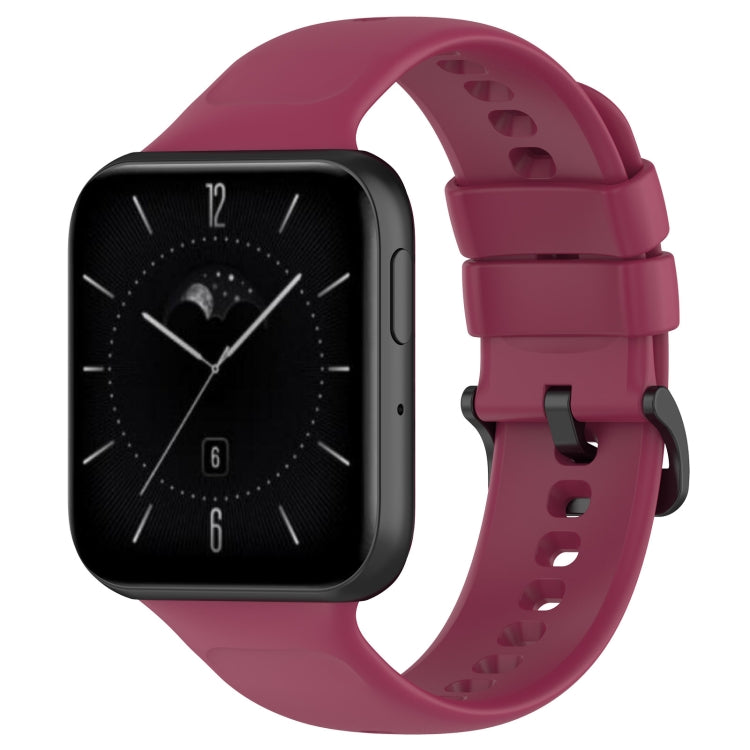 Solid Color Soft Silicone Watch Band, For OPPO Watch 3, For OPPO Watch 3 Pro