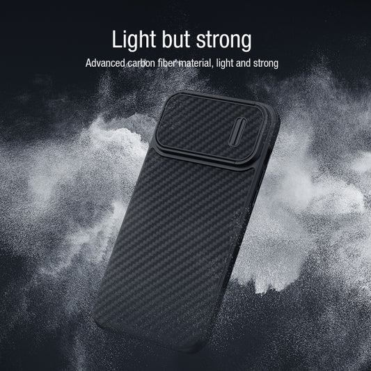NILLKIN Synthetic Fiber Camshield Phone Case, For iPhone 14 Plus, For iPhone 14 Pro