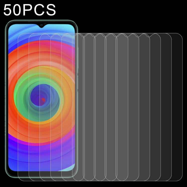 50pcs 0.26mm 9H 2.5D Tempered Glass Film, For TECNO Pova Neo 2 (50 PCS), For ZTE Axon 30S (50 PCS), For Xiaomi Civi 2 / 12 Lite NE / 13 Lite / Civi 3 (50 PCS), For Ulefone Note 14 (50 PCS), For DOOGEE S51 (50 PCS)