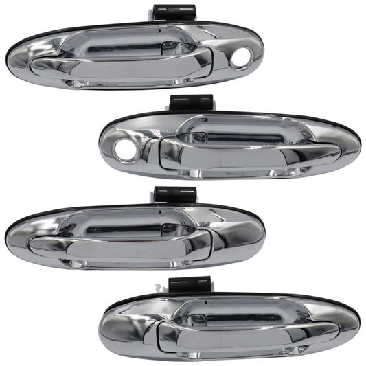 For Toyota Land Cruiser 1998-2007 4 in 1 Car Chrome Outside Door Handle 69220-60061 69210-60061, For Toyota Land Cruiser