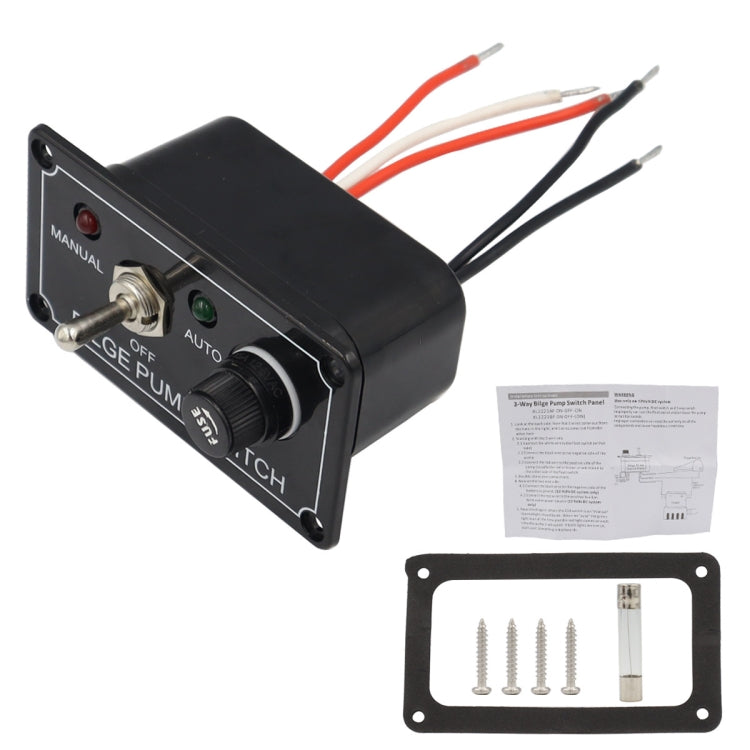 Car Ship Modified Switch Panel Rocker Switch Panel with Indicator Light, Shake Switch