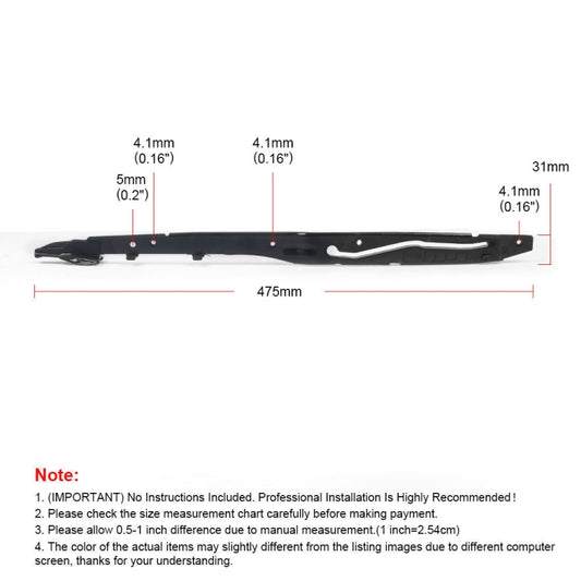 For Ford F-150 2015-2020 / F-250 2017-2019 Car Sunroof Track Assembly Repair Kit, Sunroof Track Assembly