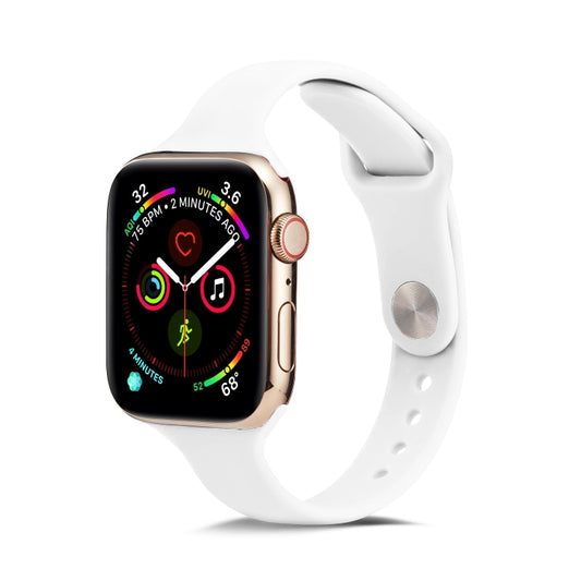 Bracelet de montre de rechange en silicone fin, pour Apple Watch 5/4 44mm & 3/2/1 42mm, pour Apple Watch 5/4 40mm & 3/2/1 38mm