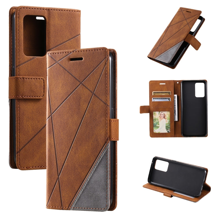 Skin Feel Splicing Leather Phone Case, For Sony Xperia 1 IV, For Sony Xperia 10 IV, For Xiaomi Redmi Note 11T Pro 5G, For Xiaomi Poco M4 5G, For OPPO Find X5 Pro