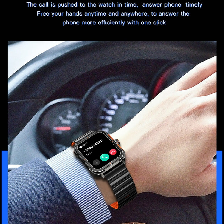 Montre intelligente D09 avec écran TFT carré de 1,9 pouces et surveillance de la pression artérielle