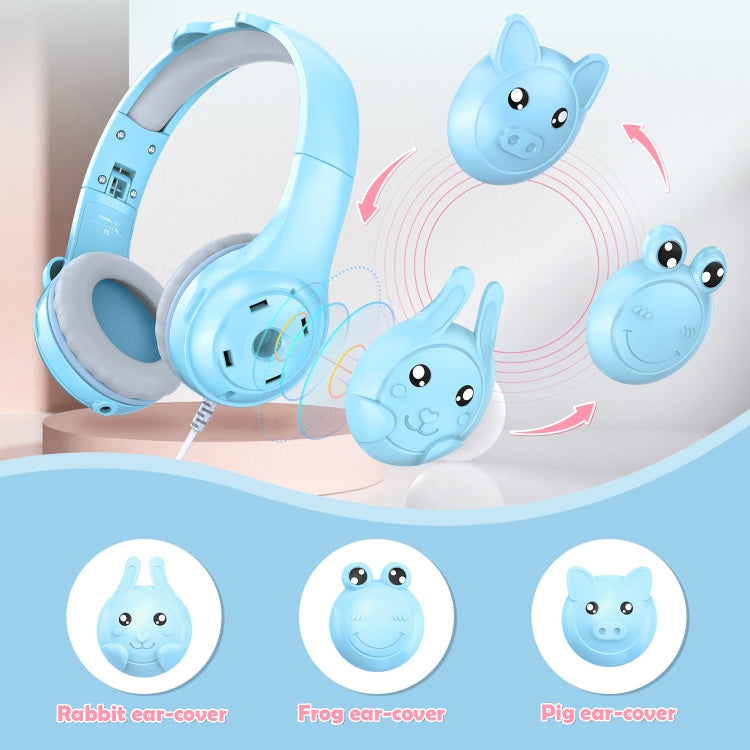 SoulBytes S31 Kids Wired Over-Ear Earphone with Microphone, Length: 1.5m