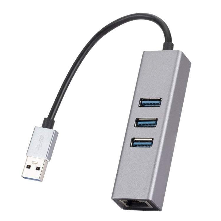 SL-030 千兆网卡USB转 RJ45+3个USB 3.0 转换集线器HUB, USB to RJ45 & 3 x USB