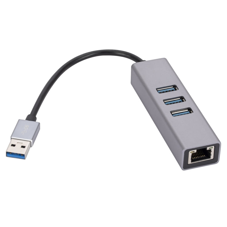 SL-030 千兆网卡USB转 RJ45+3个USB 3.0 转换集线器HUB, USB to RJ45 & 3 x USB