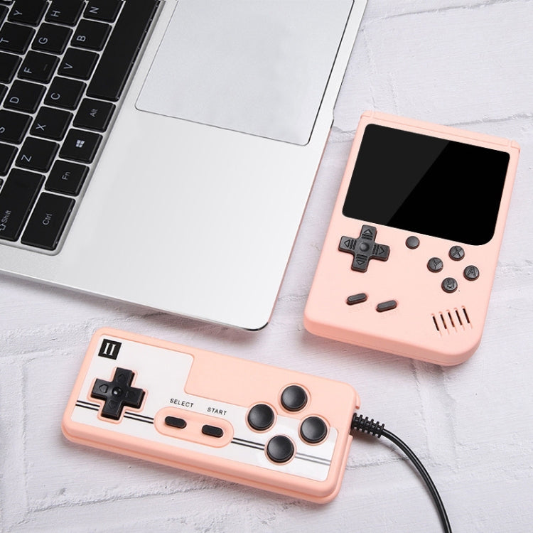 MK800 Doubles 3.0 inch Macaron Mini Handheld Game Console Built-in 800 Games