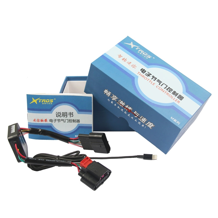 TROS MB Series Car Potent Booster Elektronischer Gaspedalcontroller, für Peugeot RCZ 2010-, für Peugeot Boxer 2011-, für Peugeot 206 2009-, für Peugeot 207 2009-, für Peugeot 208 2012-, für Peugeot 2008 2013-, für Peugeot 3008 2010-