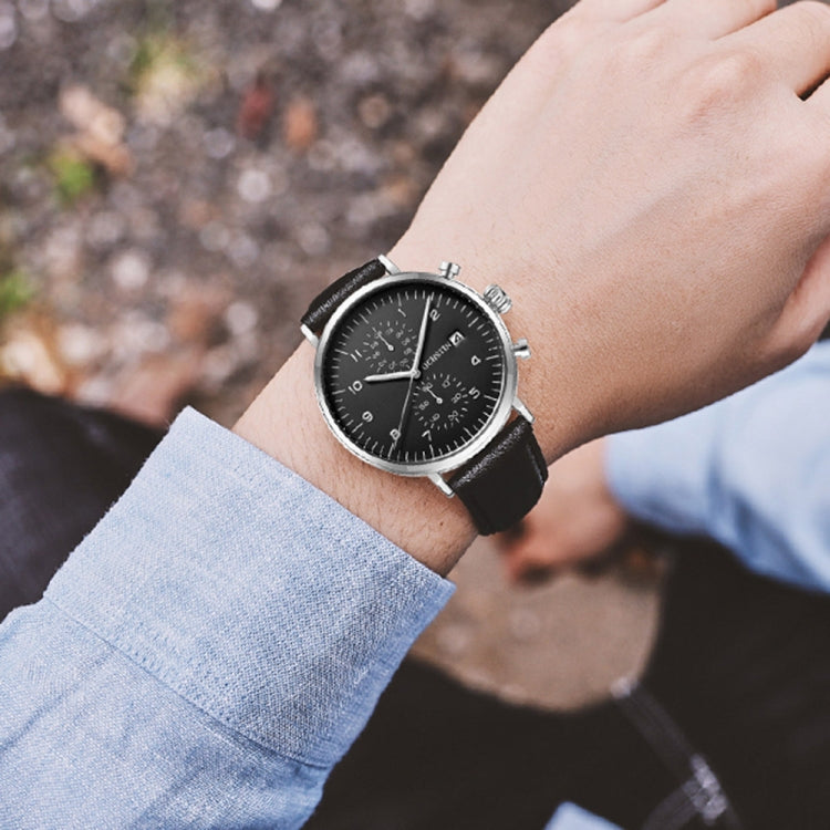 Montre Homme Multifonction Quartz Étanché Cuir, OCHSTIN 6076C