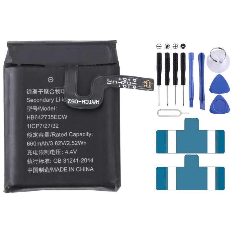 Pour Samsung Gear Live SM-R382 300mAh EB-BR382ABE Batterie de remplacement, pour SONY Smart Watch 3, pour HUAMI AMAZFIT GTS 2 / GTS 2 Mini, pour Amazfit GTR 2 / 2E, pour Huawei GT2 Pro, pour Huawei GS PRO, pour Samsung Galaxy Buds Pro...