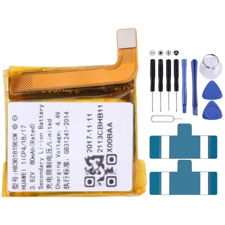 Pour Samsung Gear Live SM-R382 300mAh EB-BR382ABE Batterie de remplacement, pour SONY Smart Watch 3, pour HUAMI AMAZFIT GTS 2 / GTS 2 Mini, pour Amazfit GTR 2 / 2E, pour Huawei GT2 Pro, pour Huawei GS PRO, pour Samsung Galaxy Buds Pro...