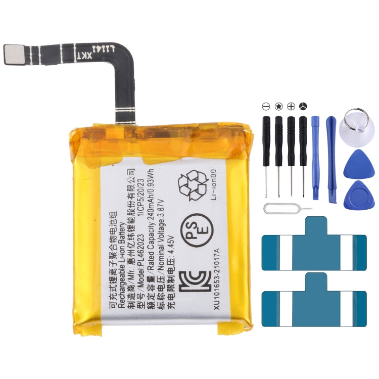 Pour Samsung Gear Live SM-R382 300mAh EB-BR382ABE Batterie de remplacement, pour SONY Smart Watch 3, pour HUAMI AMAZFIT GTS 2 / GTS 2 Mini, pour Amazfit GTR 2 / 2E, pour Huawei GT2 Pro, pour Huawei GS PRO, pour Samsung Galaxy Buds Pro...