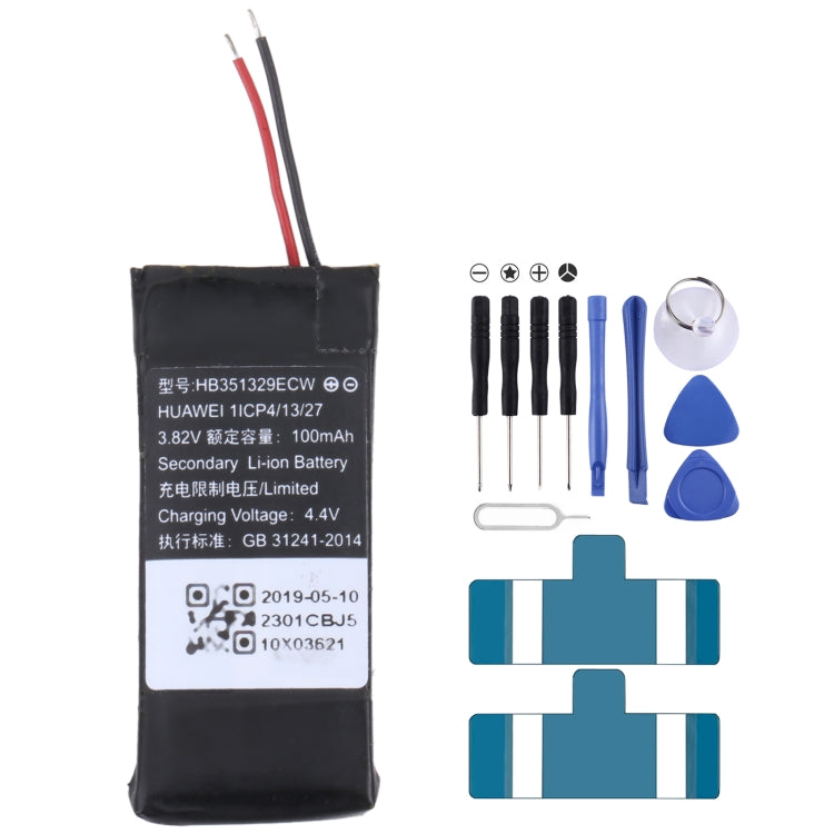 Pour Samsung Gear Live SM-R382 300mAh EB-BR382ABE Batterie de remplacement, pour SONY Smart Watch 3, pour HUAMI AMAZFIT GTS 2 / GTS 2 Mini, pour Amazfit GTR 2 / 2E, pour Huawei GT2 Pro, pour Huawei GS PRO, pour Samsung Galaxy Buds Pro...