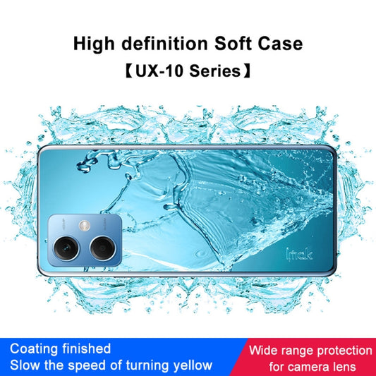 IMAK UX-10 Series Transparent Shockproof TPU Phone Case, For Xiaomi Redmi Note 12 China, For Xiaomi Redmi Note 12 Pro 5G India, For Xiaomi Redmi Note 12 Pro+ 5G India, For Xiaomi 12T Pro 5G, For Google Pixel 7 Pro, For Google Pixel 7