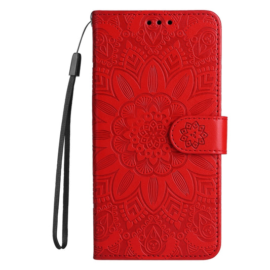 Embossed Sunflower Leather Phone Case, For Huawei nova Y61, For Realme 10 4G Global, For Realme 10 Pro 5G, For Realme 10 Pro+ 5G, For Samsung Galaxy A04e, For Samsung Galaxy A34 5G