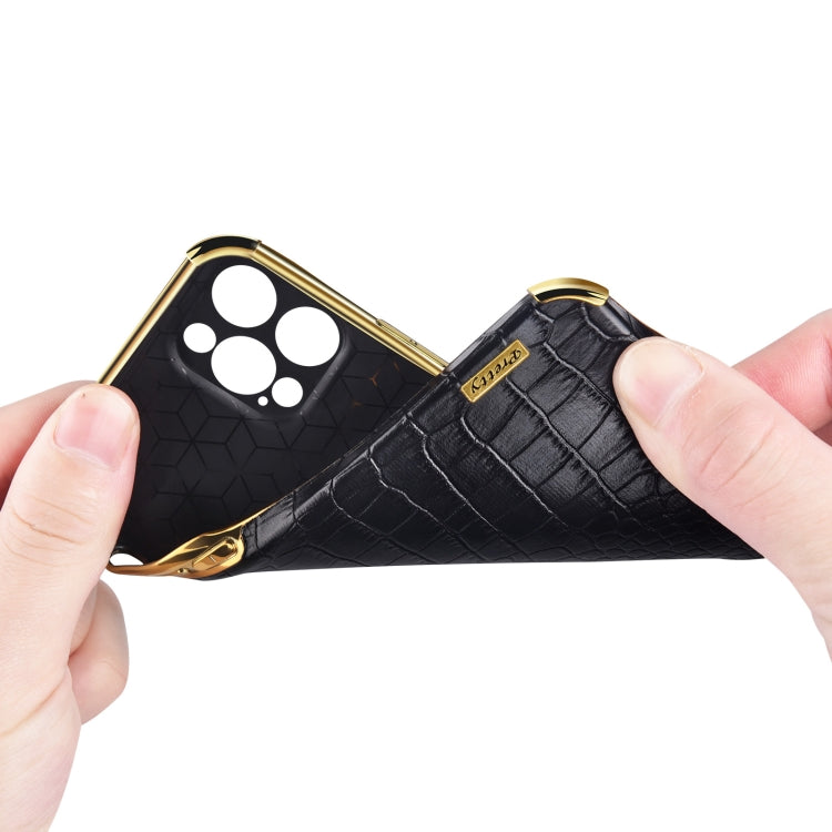 6D Electroplating Crocodile Texture Phone Case With Holder, For OPPO A17, For Realme C21Y, For Realme C33, For OPPO Reno8 Pro+, For Xiaomi Redmi Note 12 China, For Xiaomi Redmi Note 12 Pro+ China, For Samsung Galaxy S23 5G, For Samsung Galaxy S23 Ultra 5G