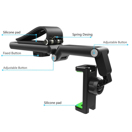 Multifunctional Car Sun Visor Rear Seat Mobile Phone Holder