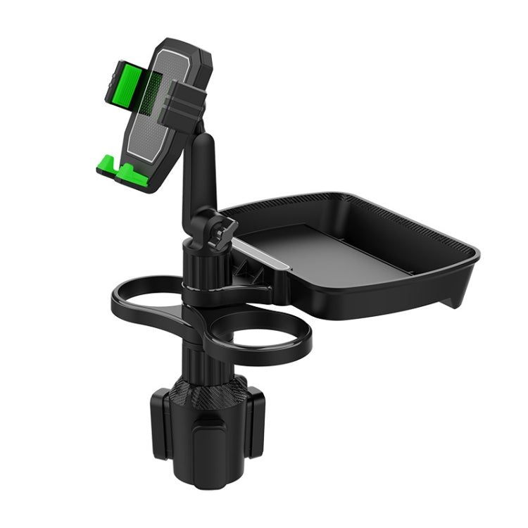 Car Drink Water Cup Mobile Phone Holder 360 Degree Rotating Dinner Plate, B06 (Grey), B06 (Green), B10 (Grey), B10 (Green)