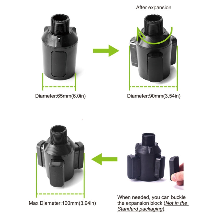 Car Drink Water Cup Mobile Phone Holder 360 Degree Rotating Dinner Plate, B06 (Grey), B06 (Green), B10 (Grey), B10 (Green)