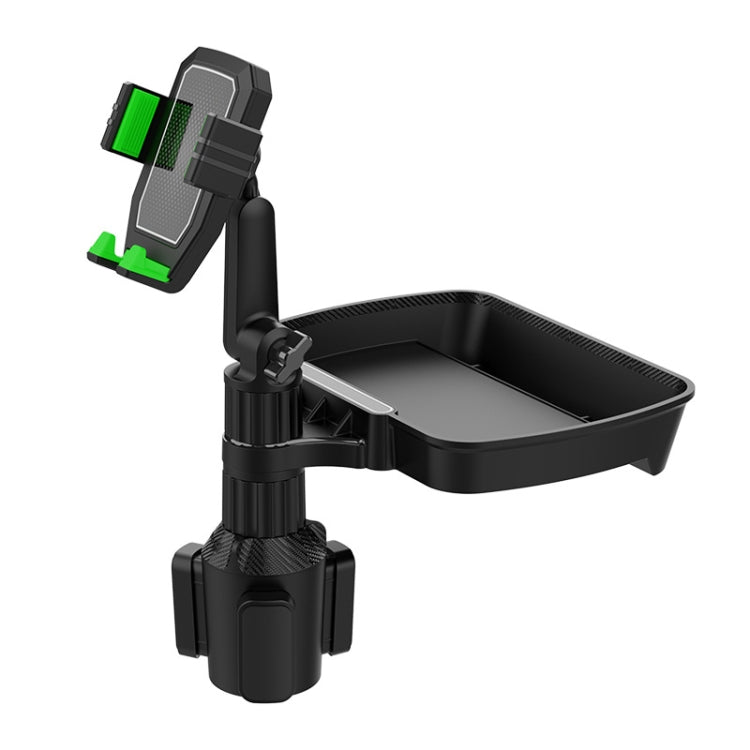 Car Drink Water Cup Mobile Phone Holder 360 Degree Rotating Dinner Plate, B06 (Grey), B06 (Green), B10 (Grey), B10 (Green)