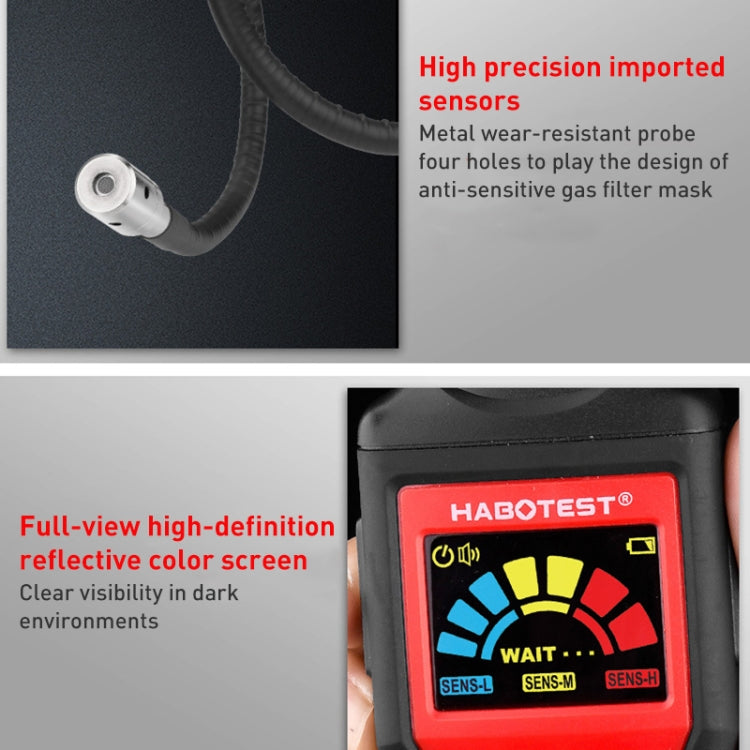 HABOTEST HT601A Combustible Gas Detector Thousand Battery Model, HT601A