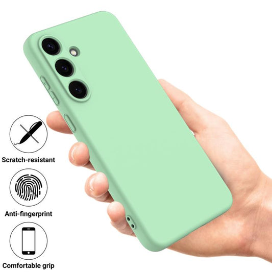 Solid Color Liquid Silicone Dropproof Full Coverage Phone Case