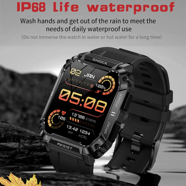 T3 1.95 inch Rugged Smart Sports Wristband Support Heart Rate Monitoring / Blood Pressure Monitoring