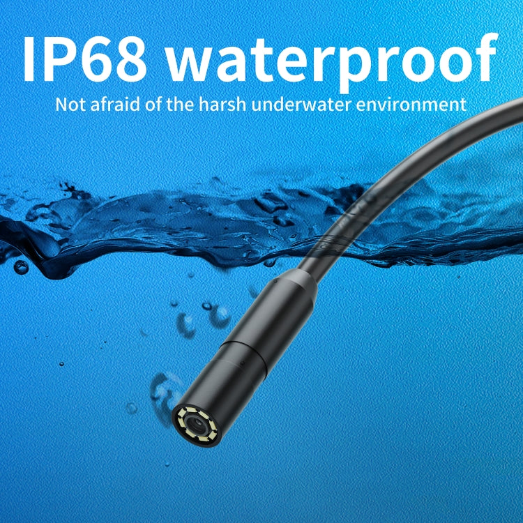 AN112 IP68 8LEDS 8mm Industrial Videoscope for iPhone 8 Pin, Length:2m Flexible Line, 1m Flexible Line, 2m Flexible Line, 3.5m Flexible Line, 5m Flexible Line, 10m Flexible Line, 1m Hard Line, 2m Hard Line, 3.5m Hard Line, 5m Hard Line, 10m Hard Line