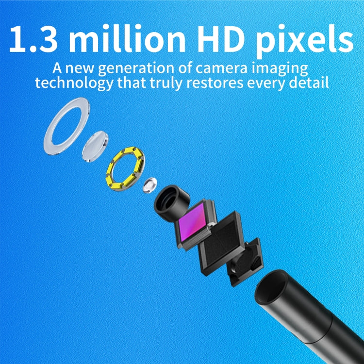 AN112 IP68 8LEDS 8mm Industrial Videoscope for iPhone 8 Pin, Length:2m Flexible Line, 1m Flexible Line, 2m Flexible Line, 3.5m Flexible Line, 5m Flexible Line, 10m Flexible Line, 1m Hard Line, 2m Hard Line, 3.5m Hard Line, 5m Hard Line, 10m Hard Line