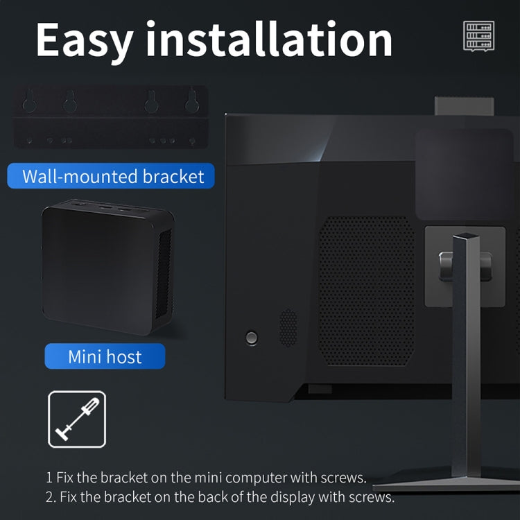 ZX03 Windows 11 Mini PC, Intel Twin Lake N150, Support Dual HDMI Output