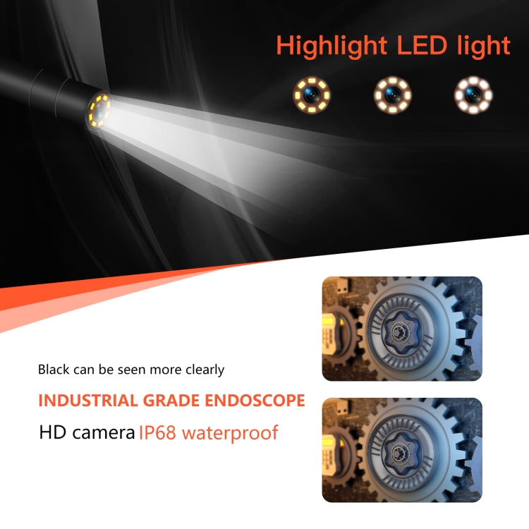 P130 4.3 inch Dual Camera with Screen Endoscope, 2m, 5m, 10m