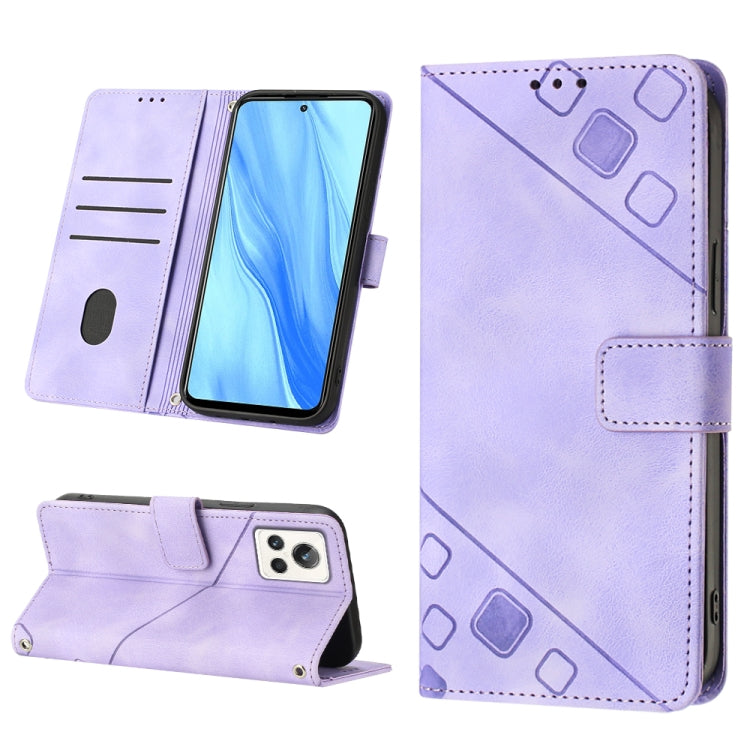 Skin-feel Embossed Leather Phone Case, For OPPO Reno6 5G, For OPPO A9 2020 / A5 2020 / A11X, For OPPO A16 / A54S, For OPPO A16K, For OPPO A57 5G 2022 / Realme V23 / Narzo 50 5G / A77 5G / K10 5G Global / A57 4G / V23i, For OPPO A57E 5G, For OPPO A58 5G...
