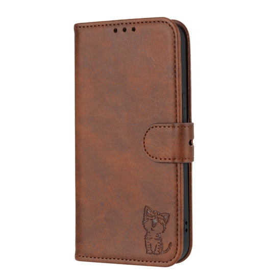 Embossed Happy Cat Pattern Flip Leather Phone Case, For Xiaomi Redmi Note 12 5G Global, For Xiaomi Redmi Note 12 Pro 5G Global, For Xiaomi Redmi Note 12 Pro+ 5G Global, For Xiaomi 12T/12T Pro/Redmi K50 Ultra, For Xiaomi 13, For Xiaomi 13 Pro, For OPPO ...