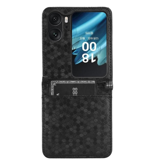 Honeycomb Dot Texture Leather Phone Case, For OPPO Find N2 Flip, For OPPO Find N2, For Realme C55 4G, For Realme V30 / V30T 5G, For TCL 403, For vivo V27e / S16e, For Nokia G22 4G, For Samsung Galaxy A24 4G, For Xiaomi Redmi Note 12 4G Global