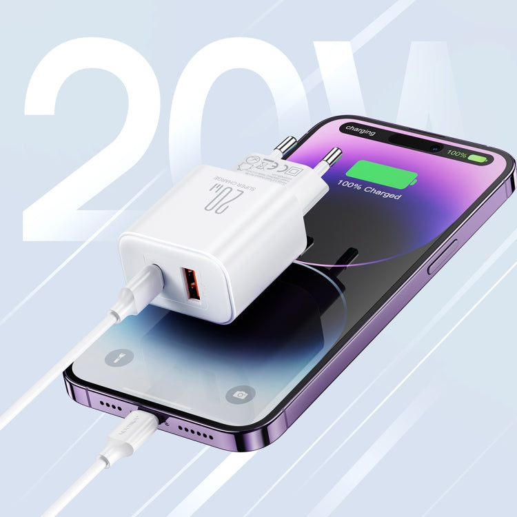 J0YROOM TCF05 20W USB+USB-C/Type-C Fast Charger