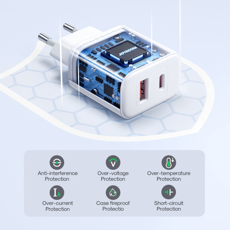 J0YROOM TCF05 20W USB+USB-C/Type-C Fast Charger