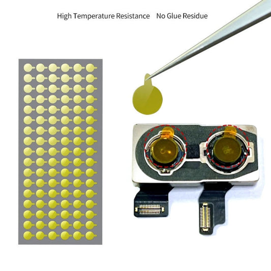 100pcs/Set 8MM Camera Face ID Dot Matrix Protection Sticker, 8mm