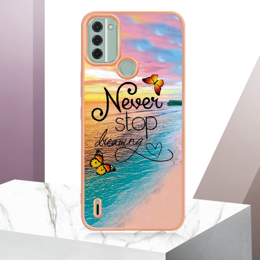 Electroplating IMD TPU Phone Case, For Nokia C31