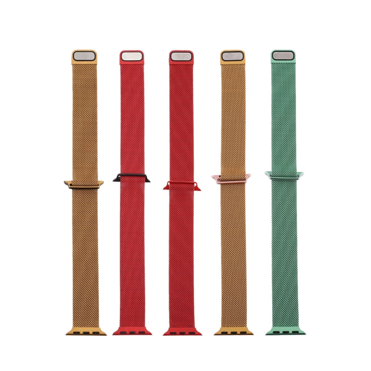 Bracelet de montre milanais dégradé en acier inoxydable, pour Apple Watch Series 7 41mm / 6 & SE & 5 & 4 40mm / 3 & 2 & 1 38mm, pour Apple Watch Ultra 49mm / Series 8&7 45mm / SE 2&6&SE&5&4 44mm / 3&2&1 42mm