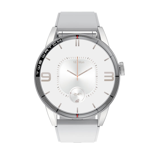 R6 1.32 inch Round Screen 2 in 1 Bluetooth Earphone Smart Watch, Support Bluetooth Call / Health Monitoring