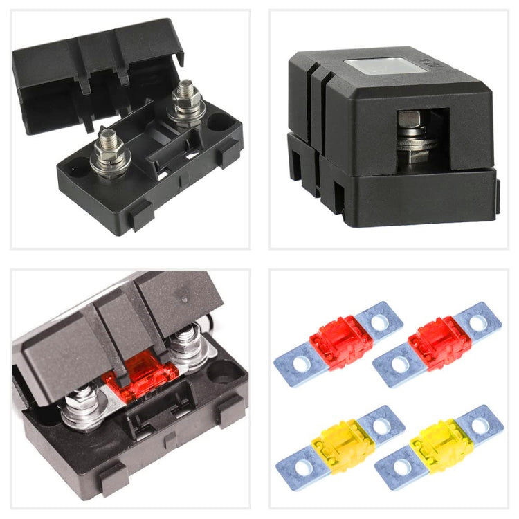 4 in 1 ANS-H Car Fuse Holder Fuse Box, 30A, 40A, 50A, 80A, 100A, 120A, 150A
